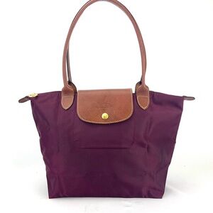 Longchamp Elegant Purple Tote Bag